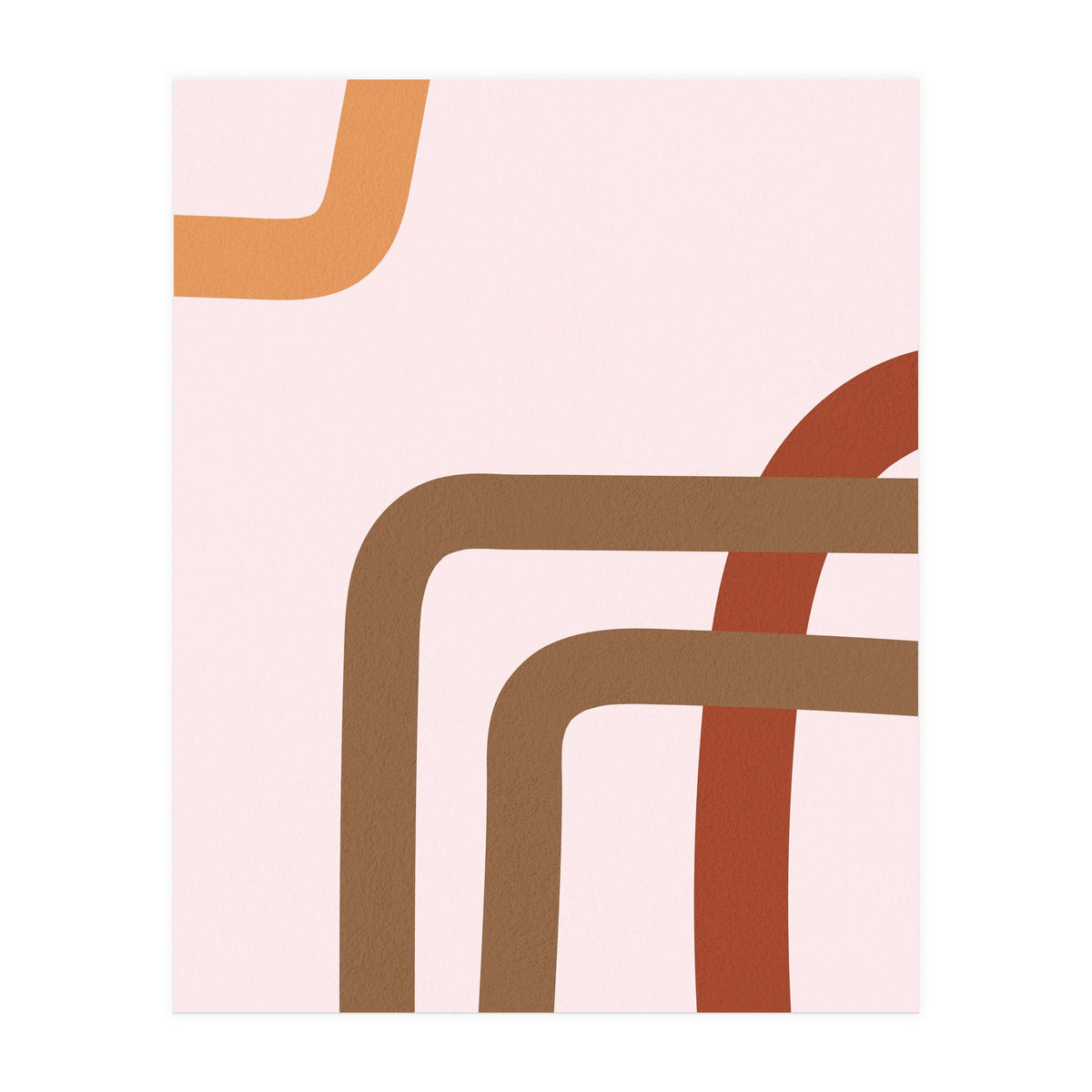 Abstract Colorful Line Art II (Print Only)