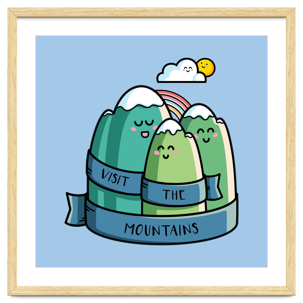 Kawaii Cute Visit the mountains