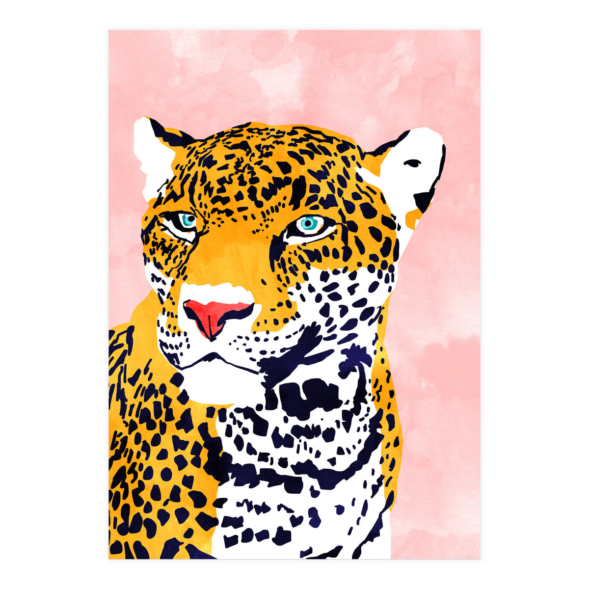 The Leopard Portrait (Print Only)
