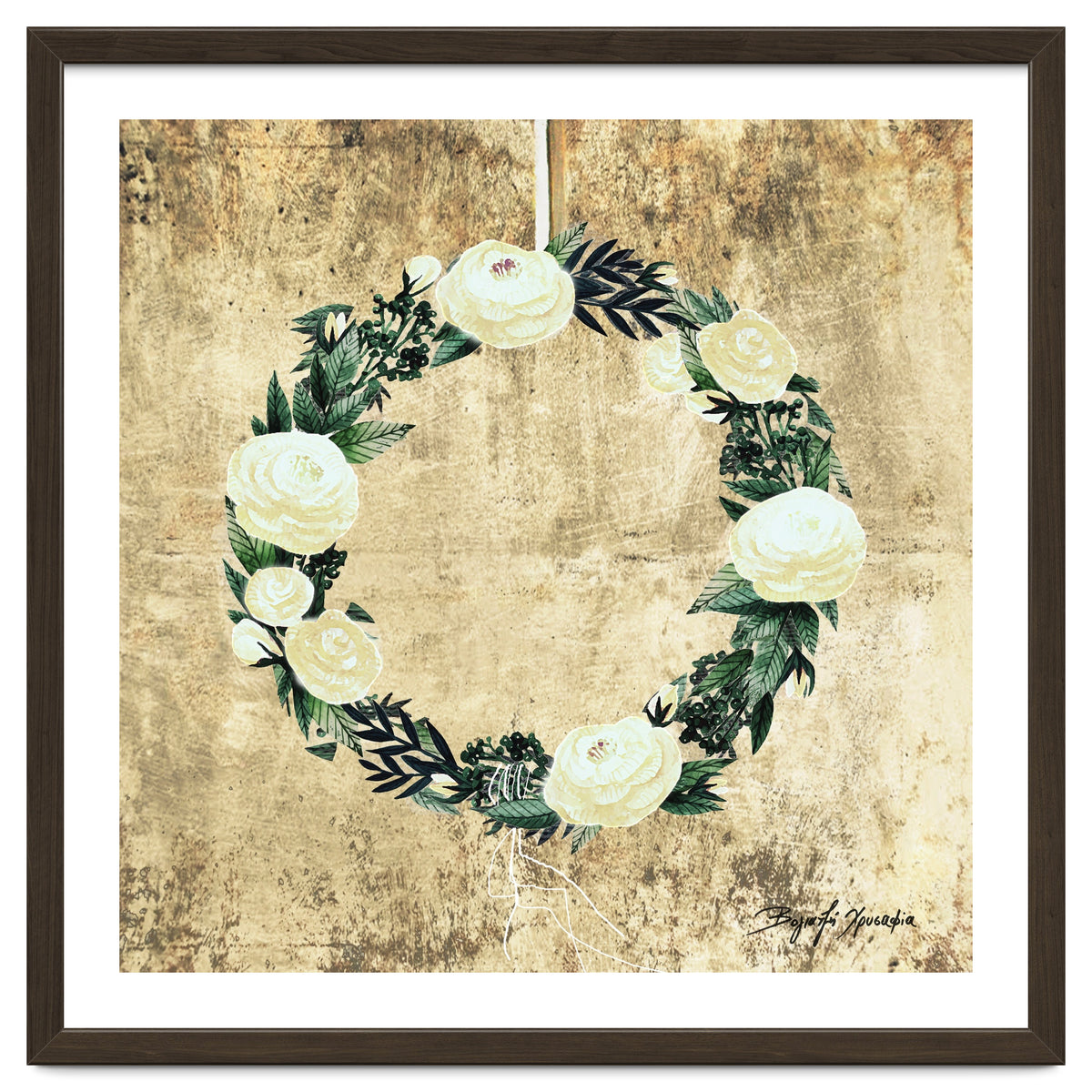 Wreath #White Flowers #Royal collection