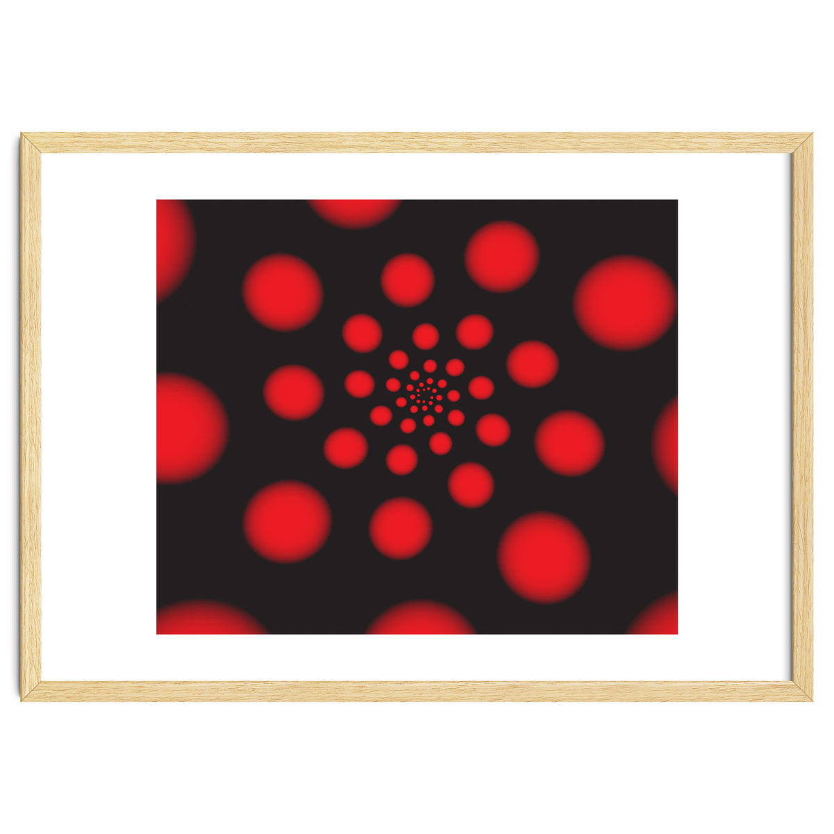 Red Spiral Dots