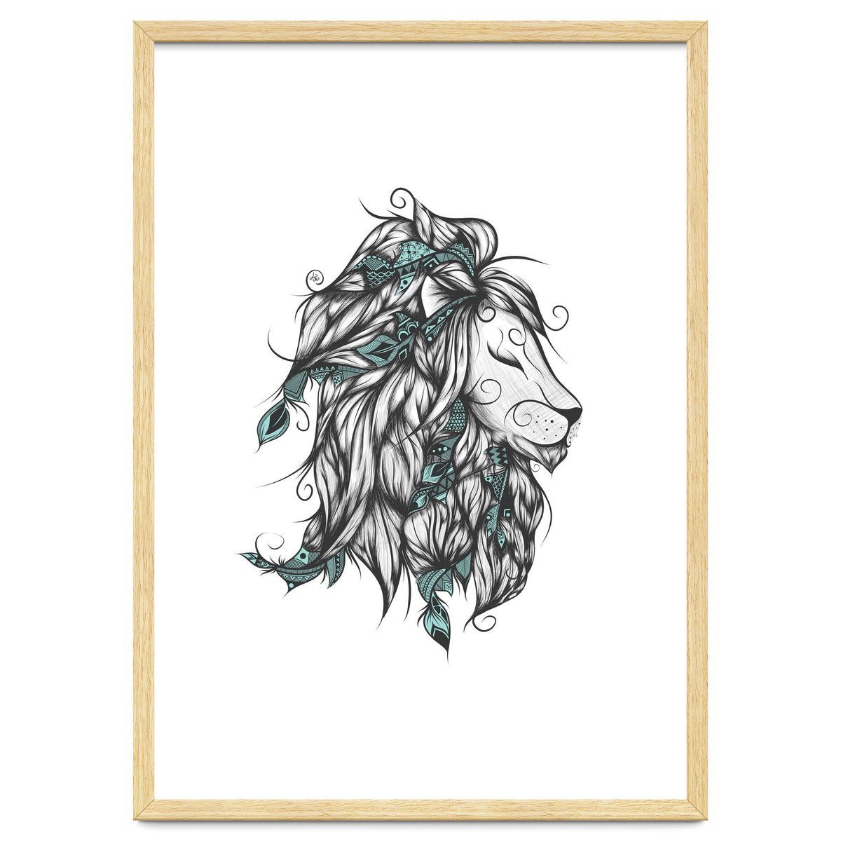 Poetic Lion Turquoise