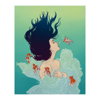Underwater Lady  (Print Only)