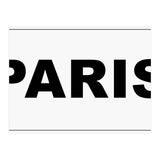 Let`s go to Paris, France! white road sign (Print Only) thumbnail