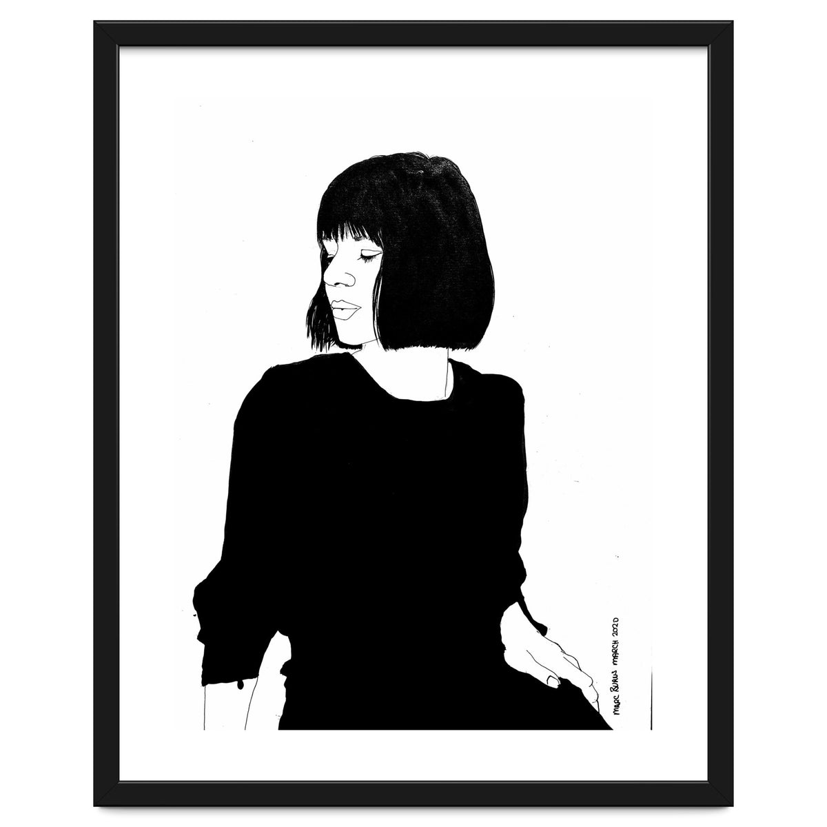 Untitled 84 - Woman in black