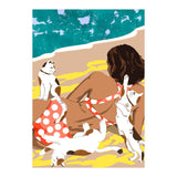 Cat Mom On The Beach (Print Only) thumbnail