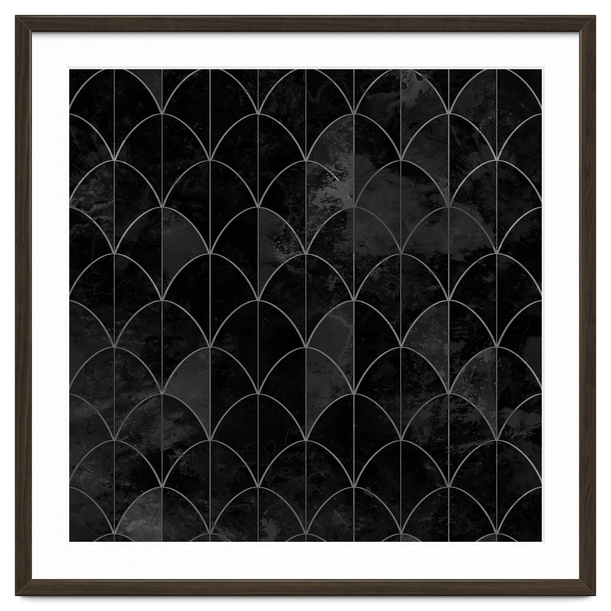 Mermaid scales. Black and white