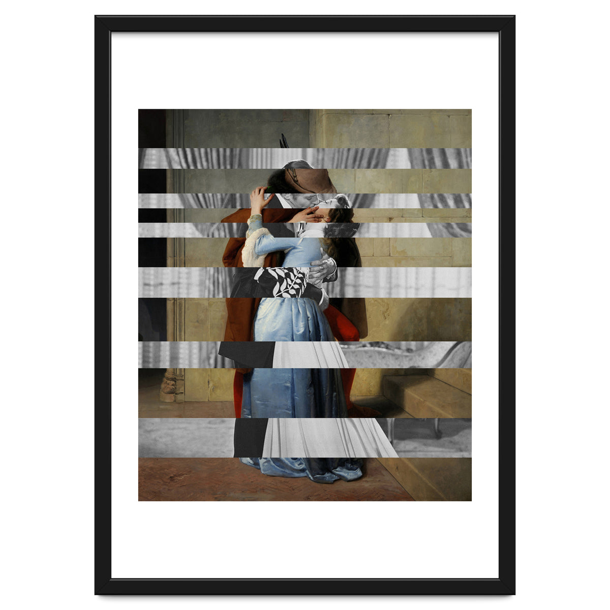 Hayez's "The Kiss" & Clark Gable and Vivien Leigh