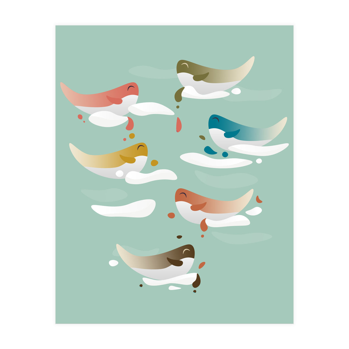 Whales fly in 1970 (Print Only)