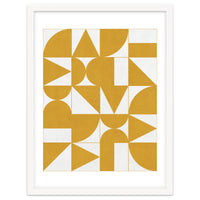 My Favorite Geometric Patterns No.13 - Mustard Yellow