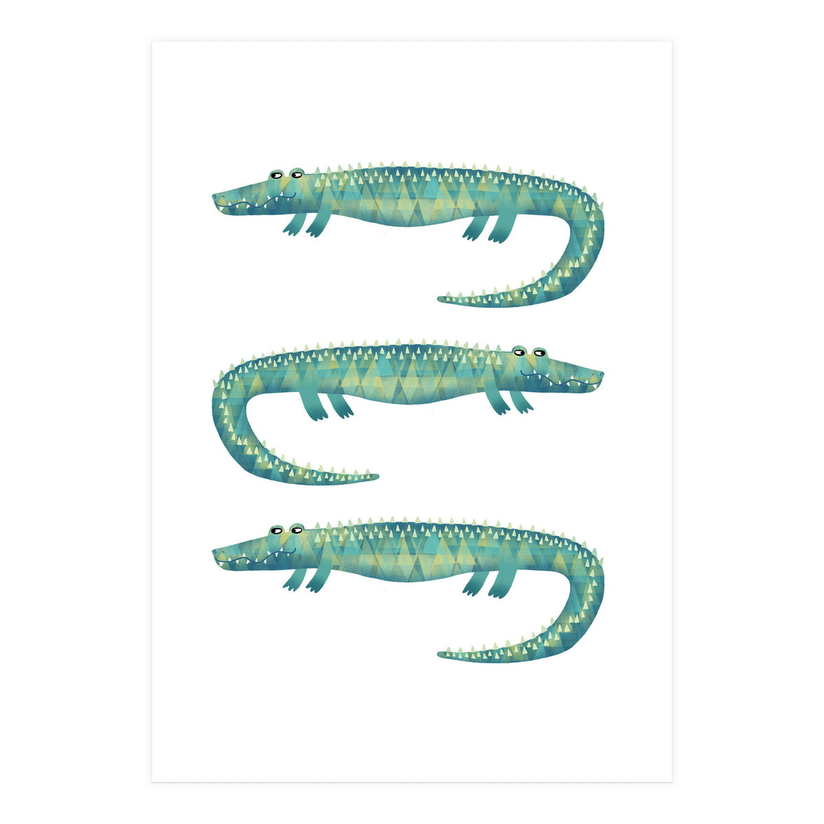Alligator Trio (Print Only)
