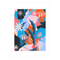 Blue, orange and pink (Print Only)