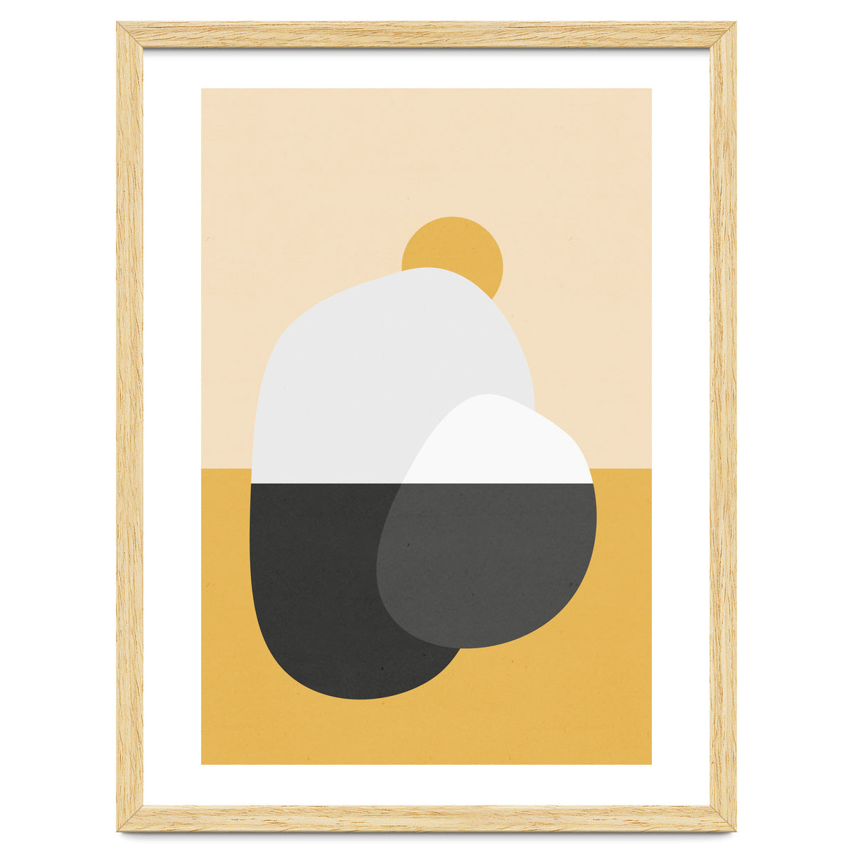 Abstract Boulders - Golden Desert