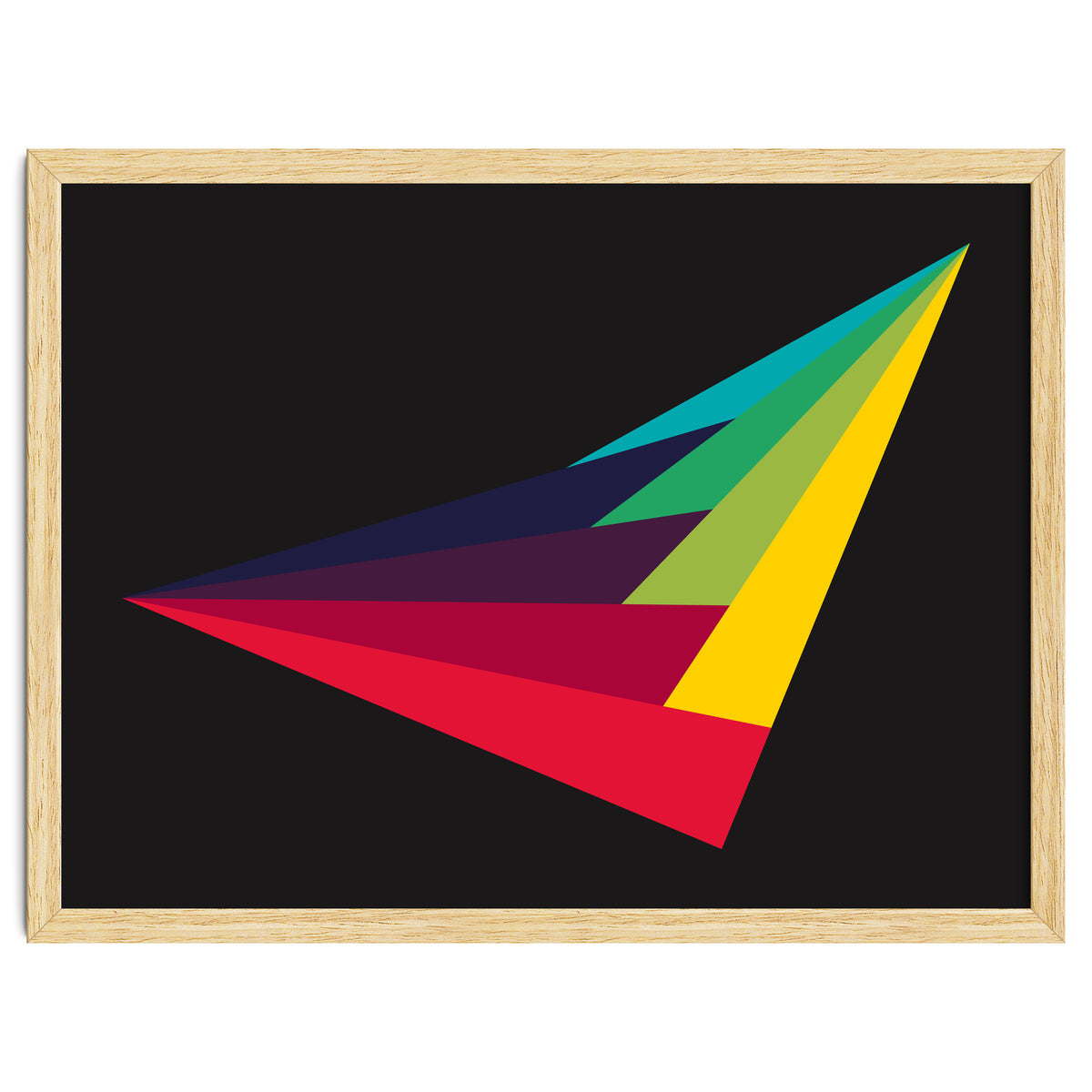 Geometric Shapes No. 40 - rainbow