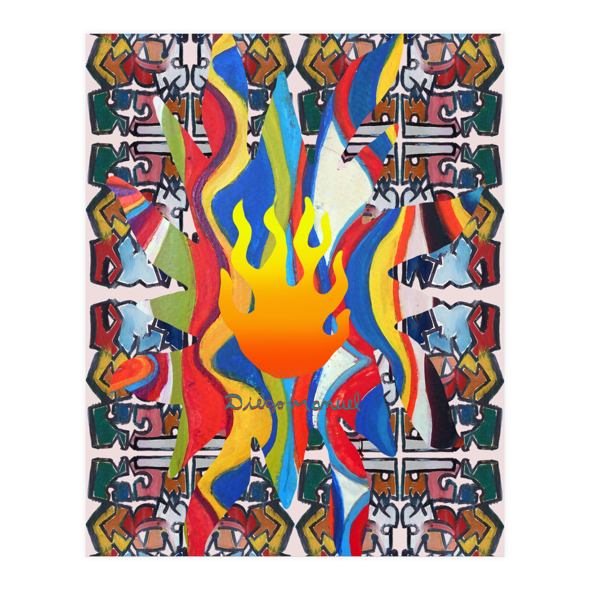 Fuego Y Graffiti 46 (Print Only)