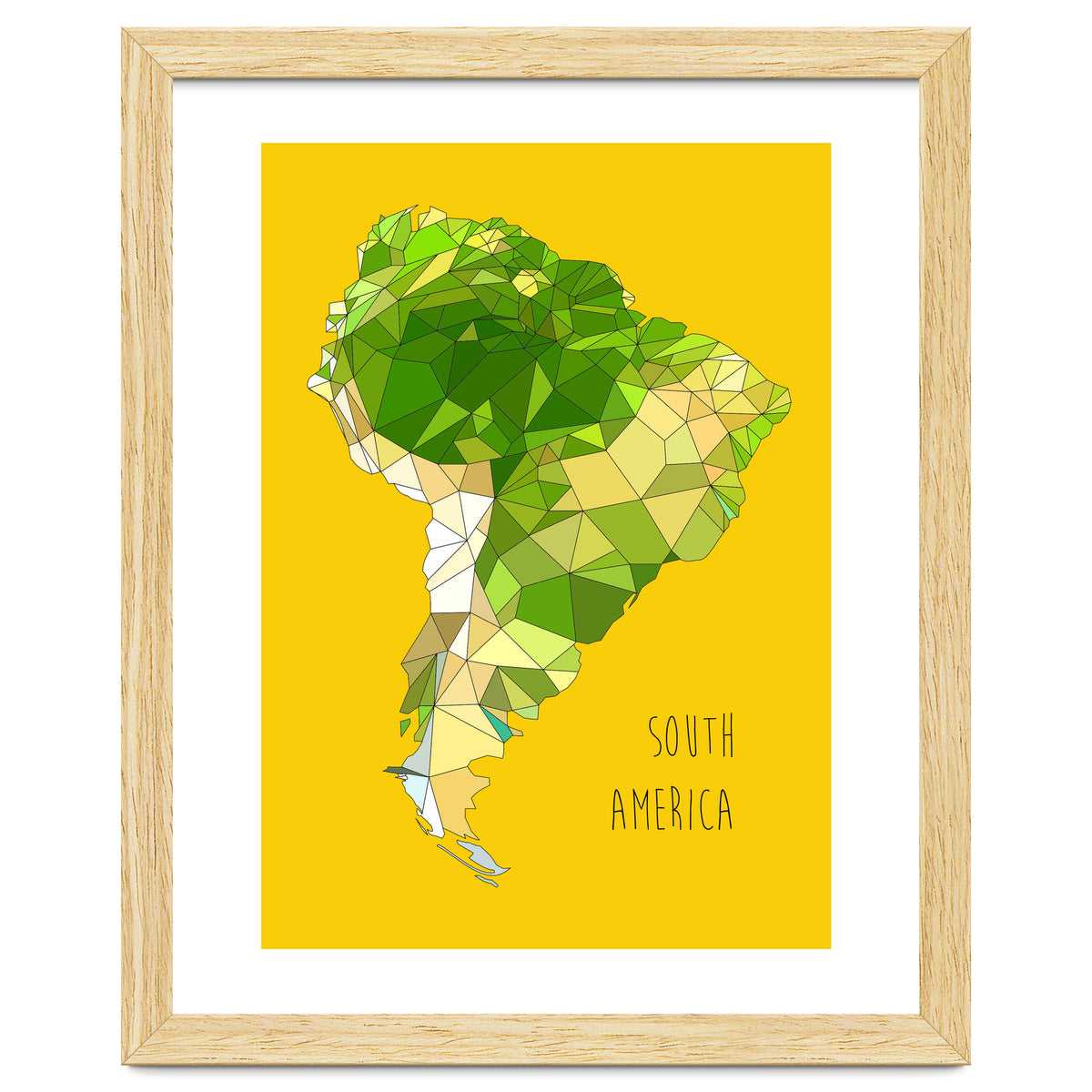 SOUTH AMERICA – Yellow