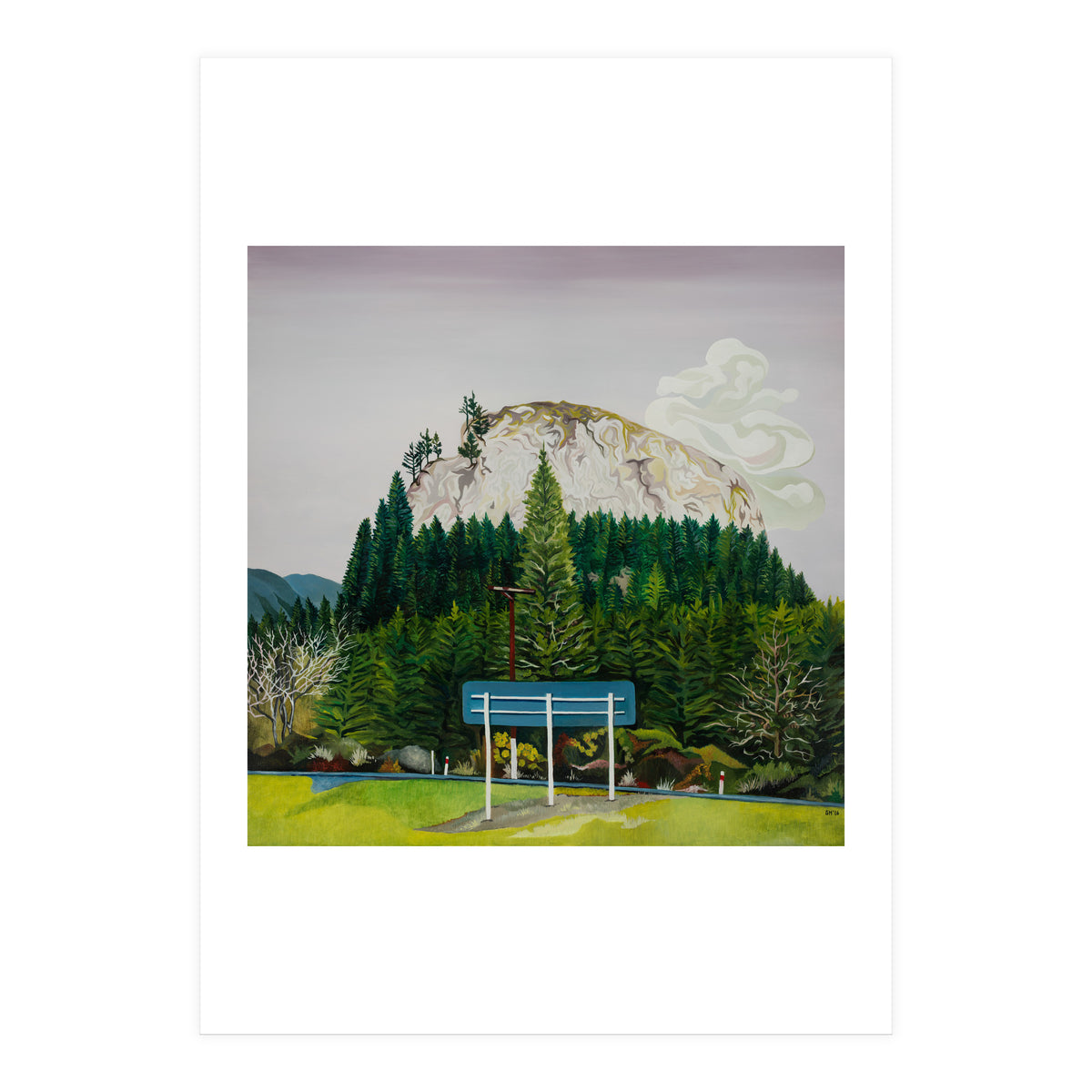 Pohaturoa - Approaching Taupo (Print Only)