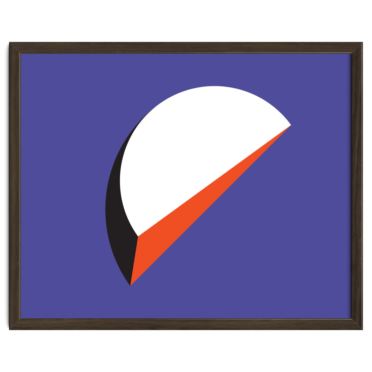 Geometric Shapes No. 37 - orange & purple