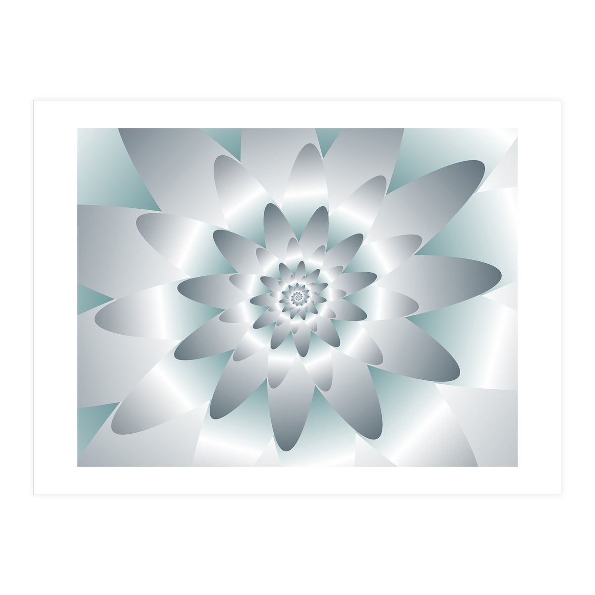 Swirl Flower Pattern  (Print Only)