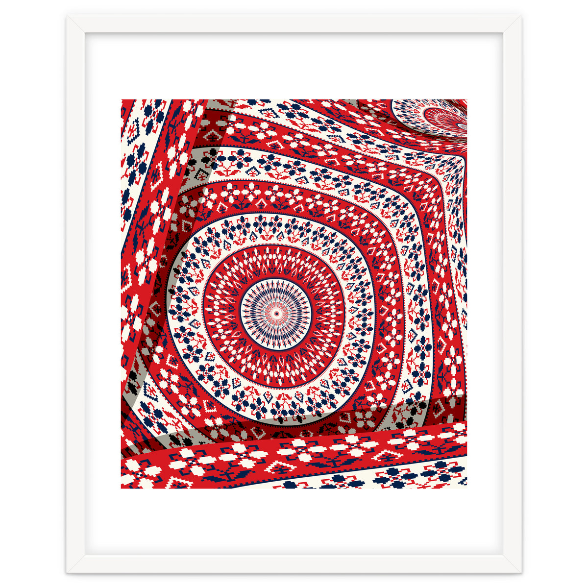 Romanian embroidery background 6