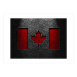 Canadian Flag Stone Texture (Print Only) thumbnail