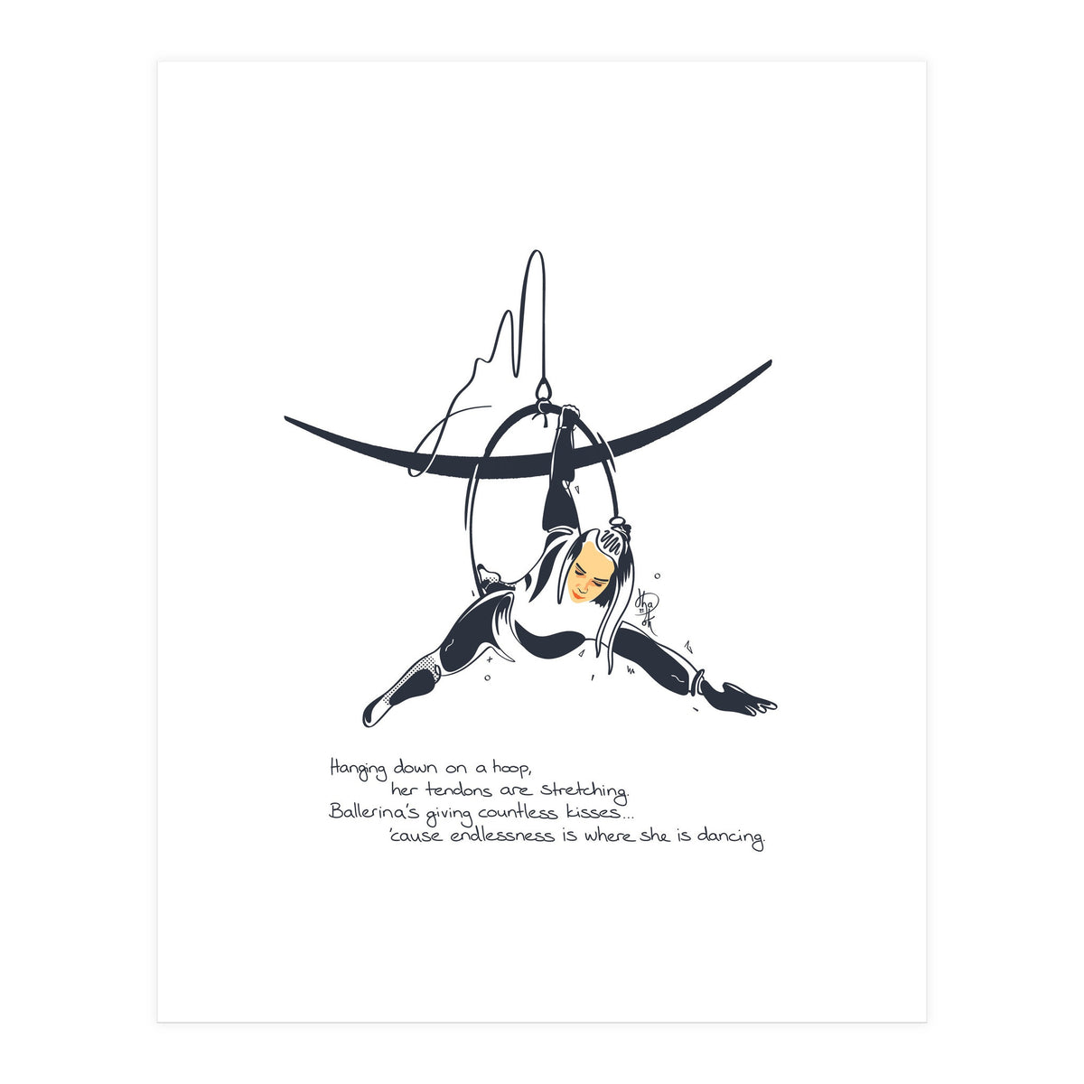 Hoop Balerina 1 (Print Only)