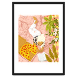 Pepperoni Pizza | Holiday Weekend Food Binge | Modern Bohemian Woman Reading in a Pastel Bedroom thumbnail