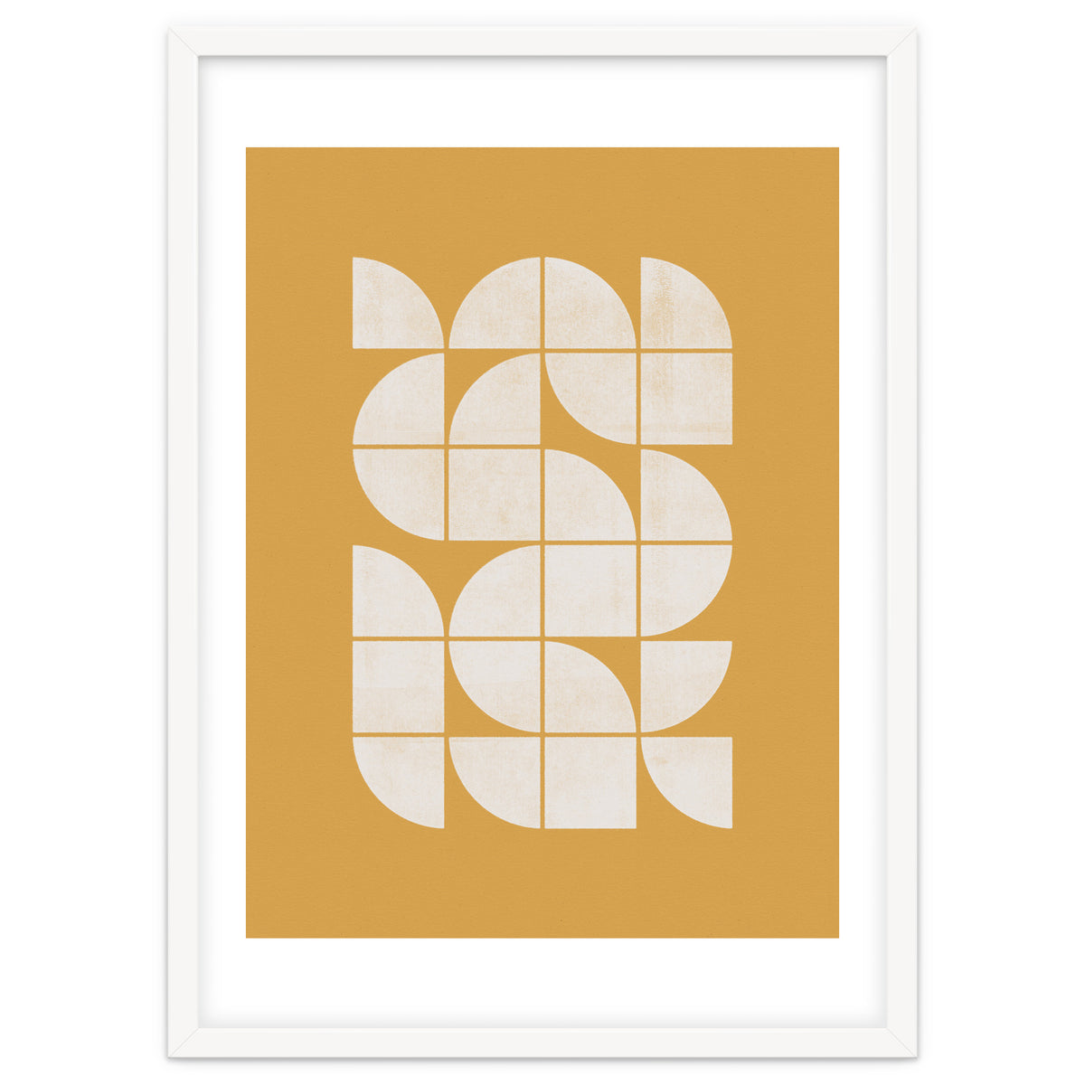 Mid-Century Modern No.26 - Woodblock Print