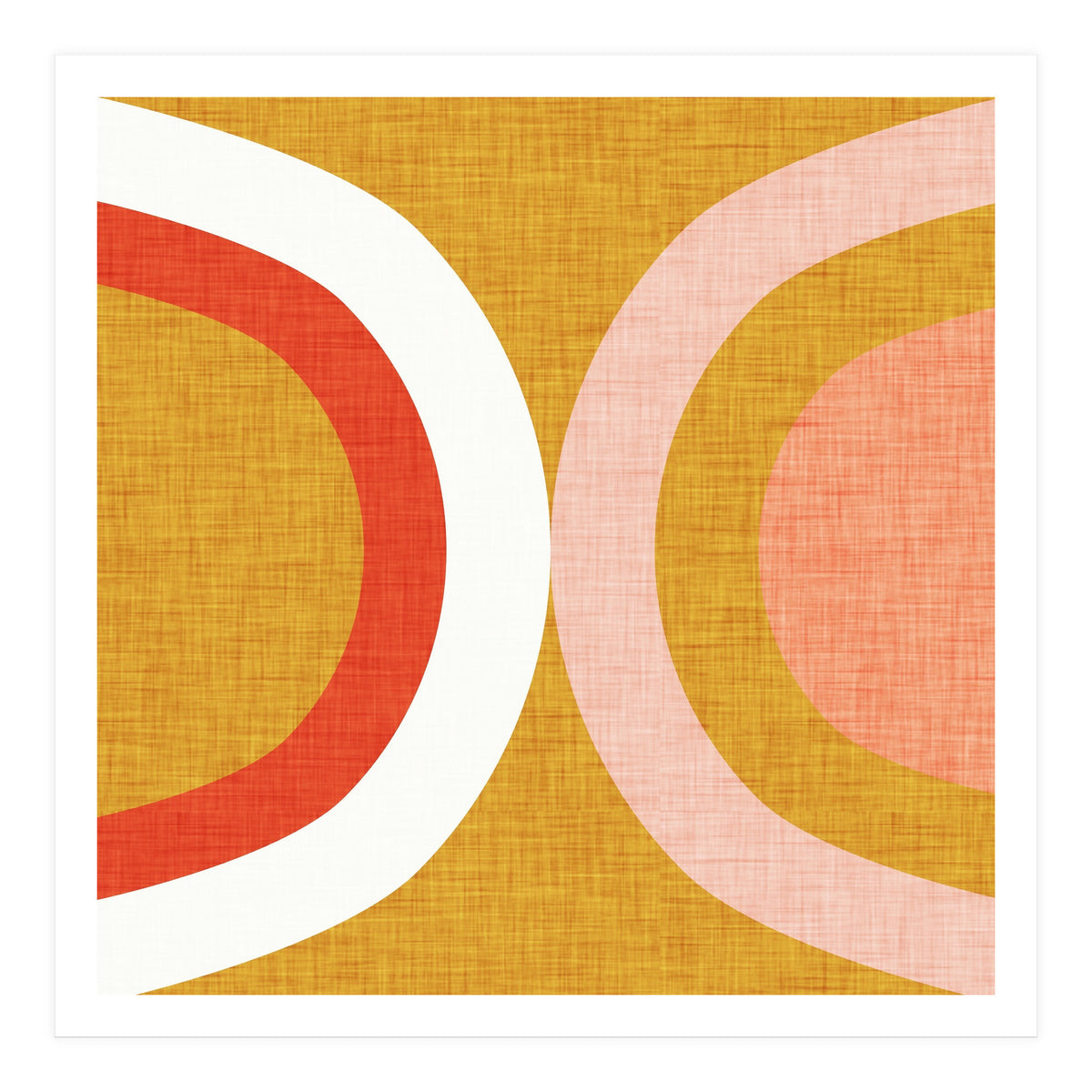 New Mid Mod Mustard  (Print Only)