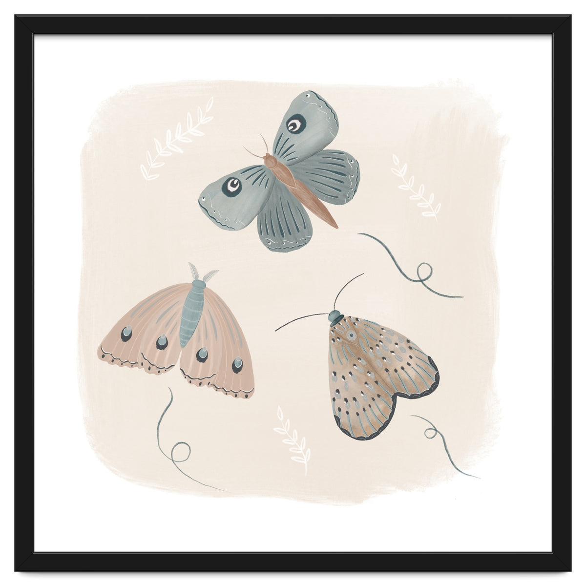 Moths in the moonlight