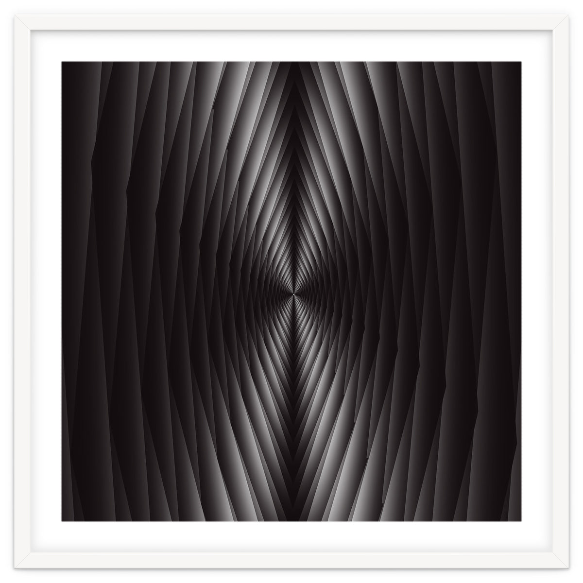 Monochrome Spiral Background