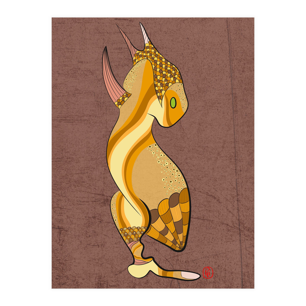 Horned Beast (Print Only)