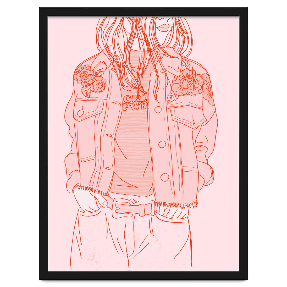 Pink Jeans Jacket