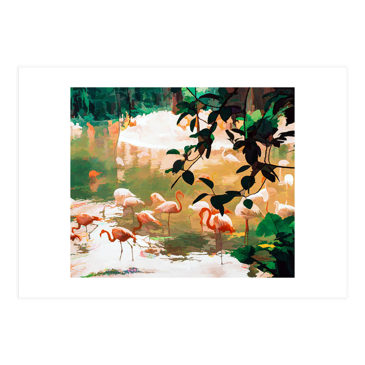 Flamingo Sighting (Print Only)