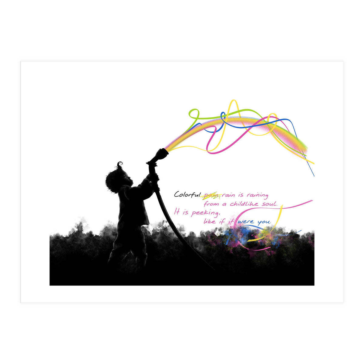 Color Rain (Print Only)