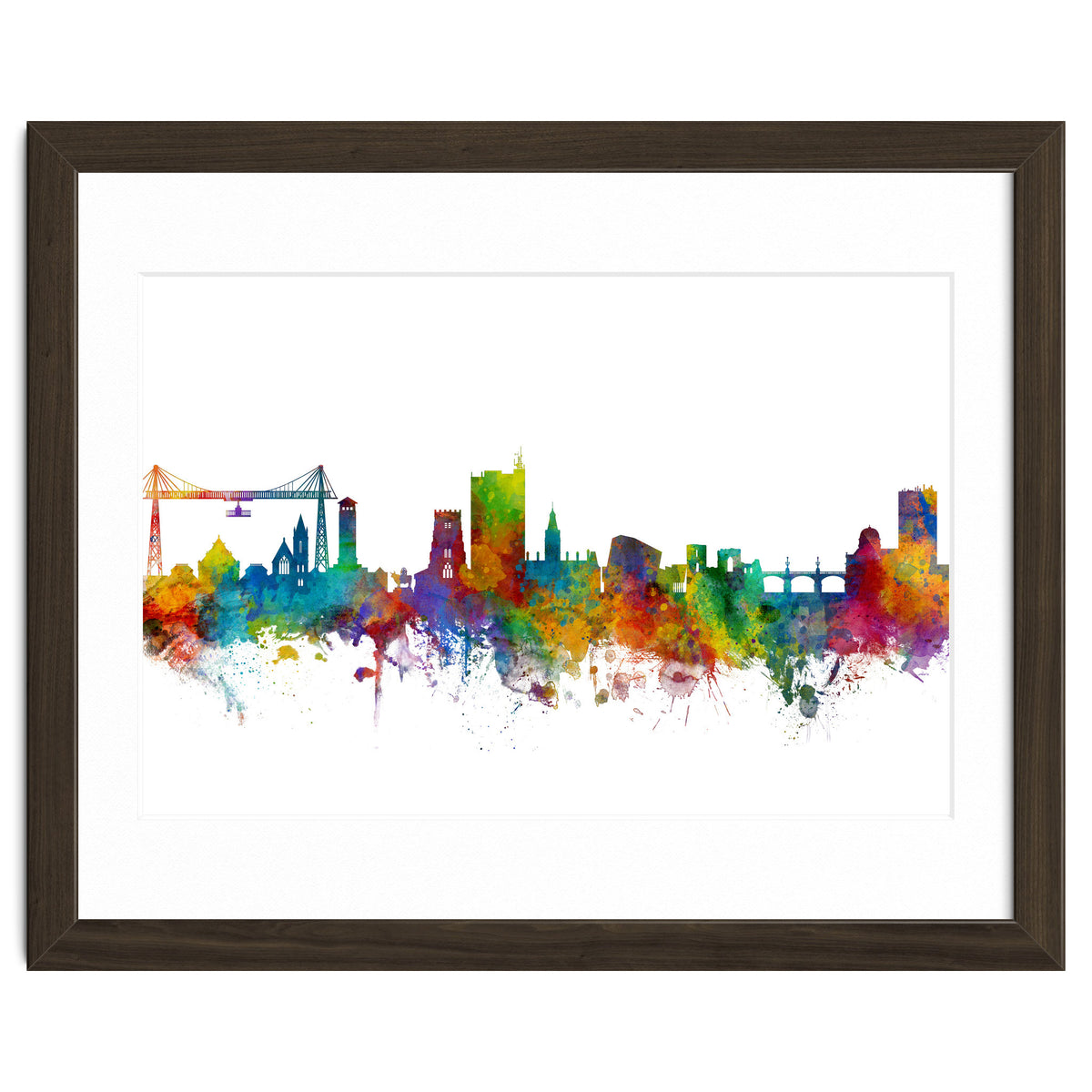 Newport Wales Skyline