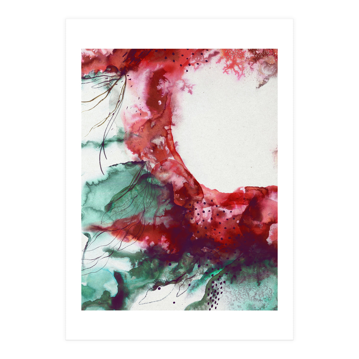 Abstract floral explosion (Print Only)