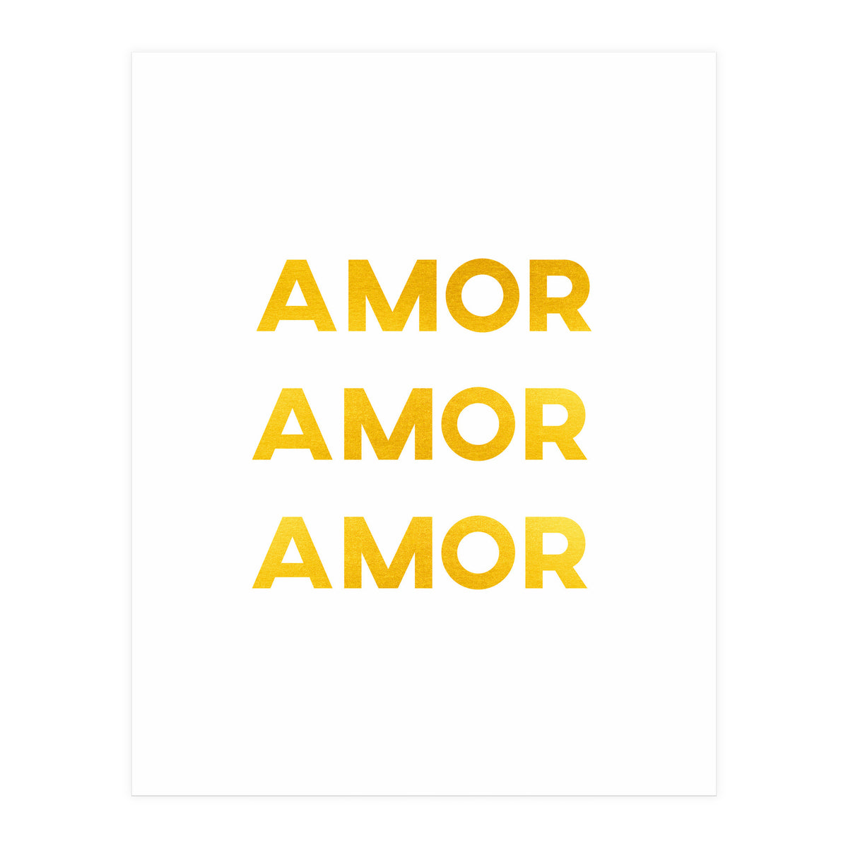 Amor Amor Amor (Love In Spanish) (Print Only)