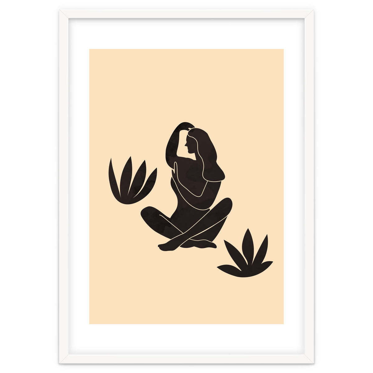 Female Body Line Art