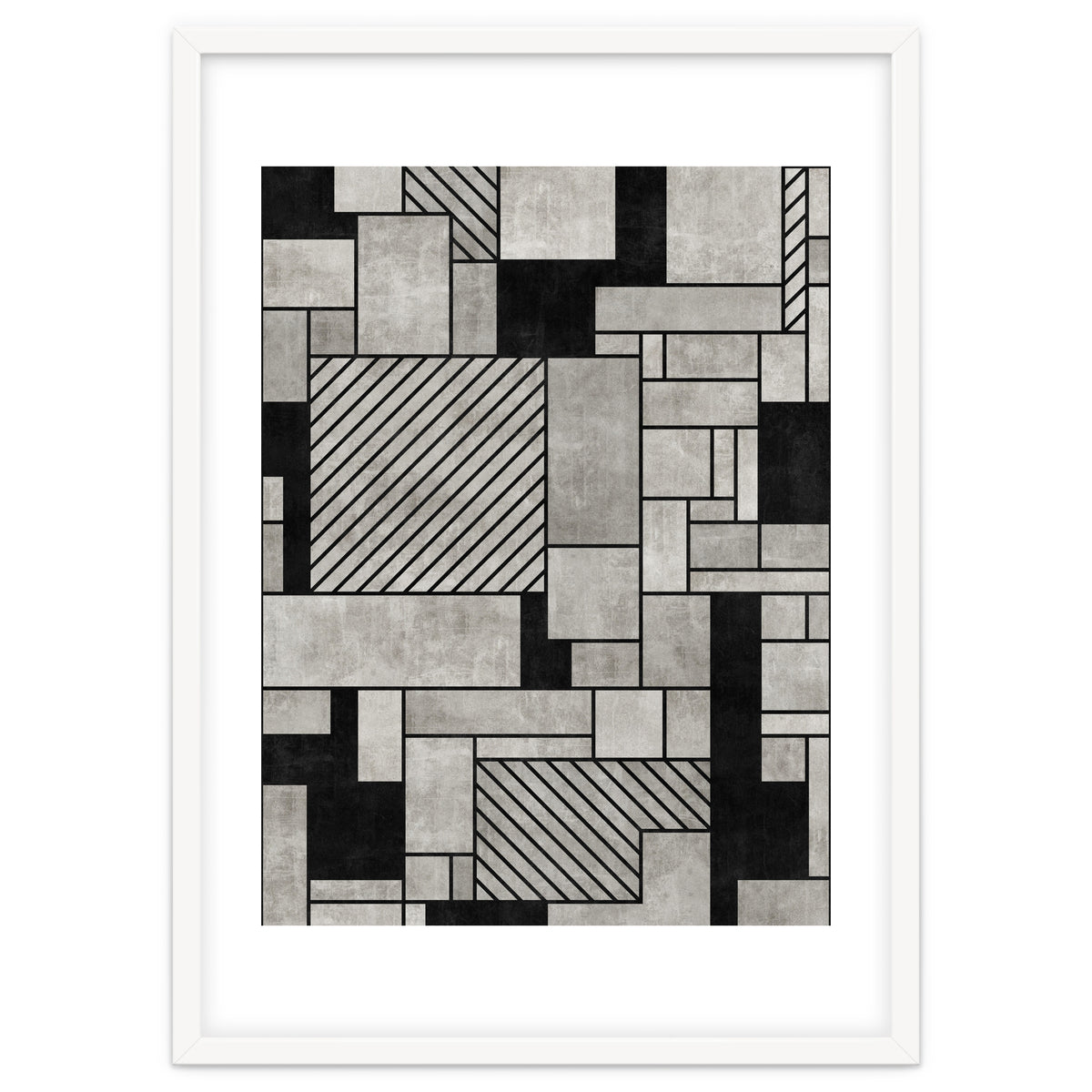 Random Concrete Pattern