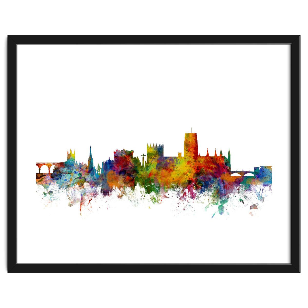 Durham England Skyline Cityscape
