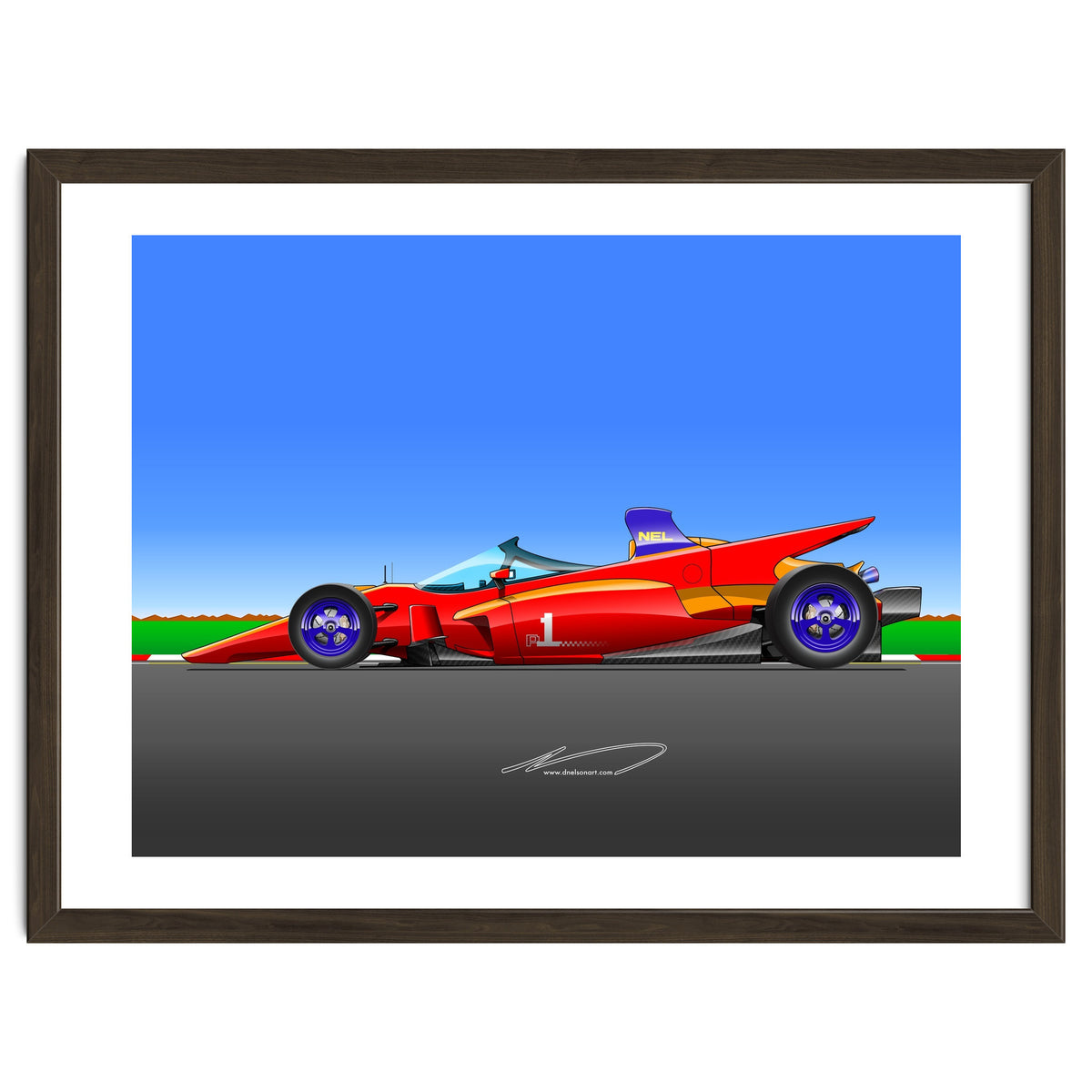 Pole Position Racecar Homage