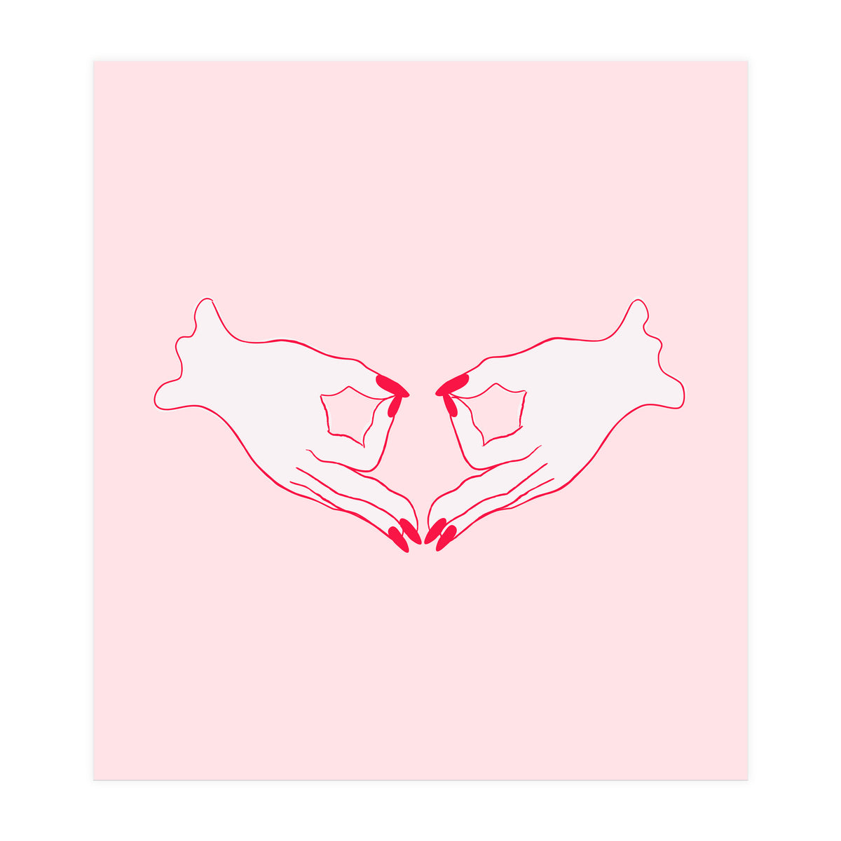 Feminist gang sign (Print Only)