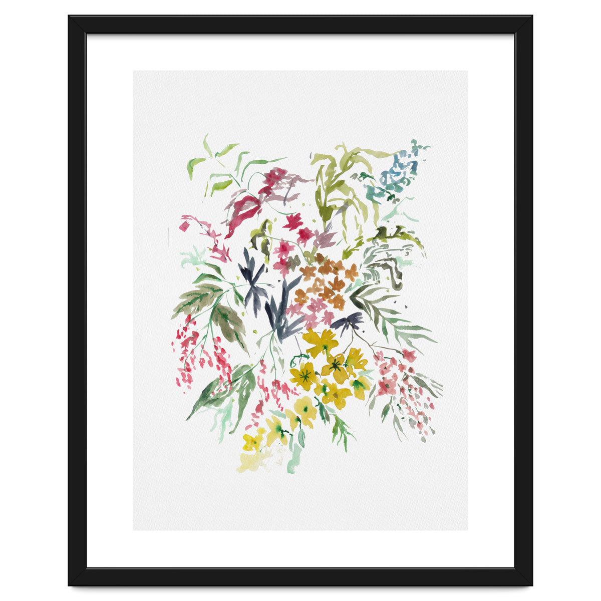 Autumn Bush Watercolour