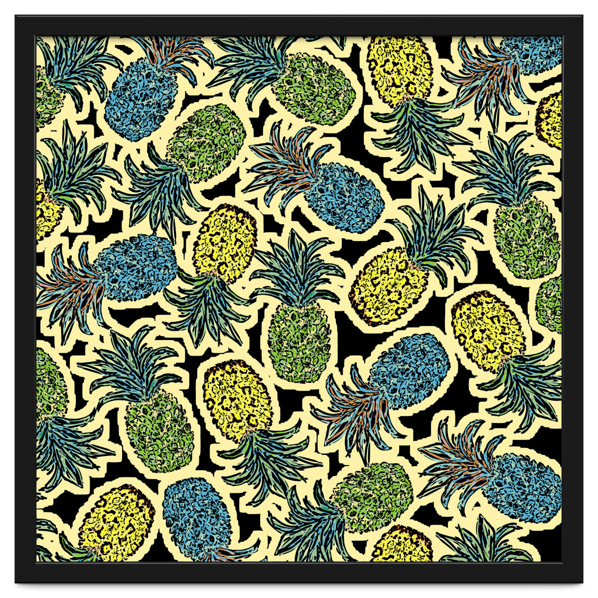 Pineapple Pandemonium Retro Tone