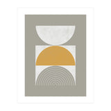 Mid-Century Modern No.29 - Woodblock Print (Print Only) thumbnail