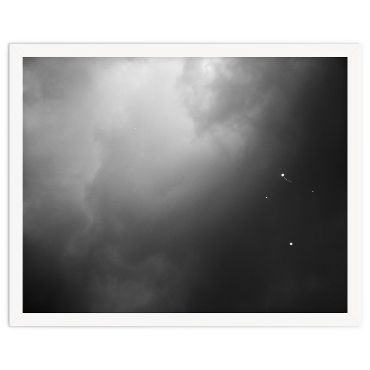 Four balloons and another one