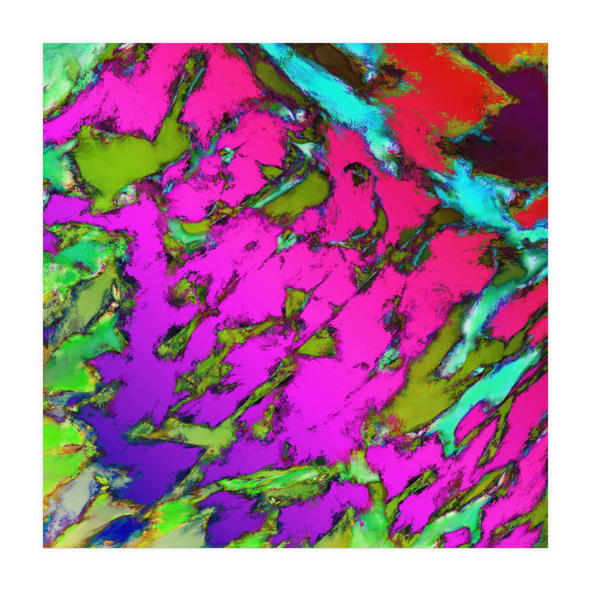 Shattering Pink Tigers (Print Only)