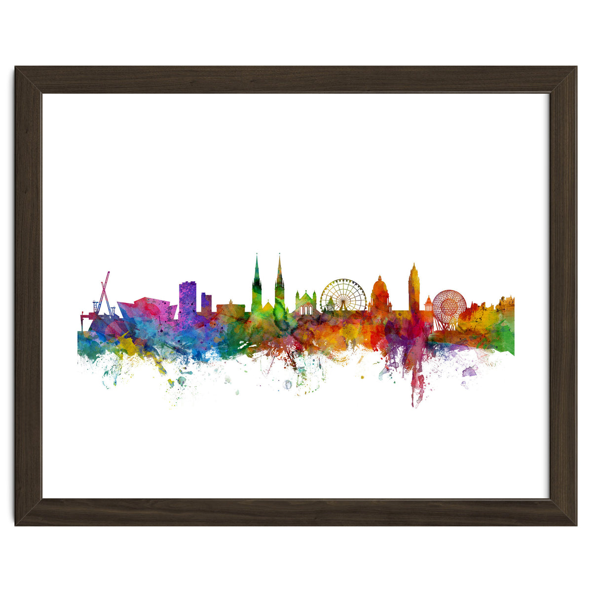 Belfast Northern Ireland Skyline