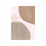 Abstract Neutral Line Art Drawing (Print Only) thumbnail